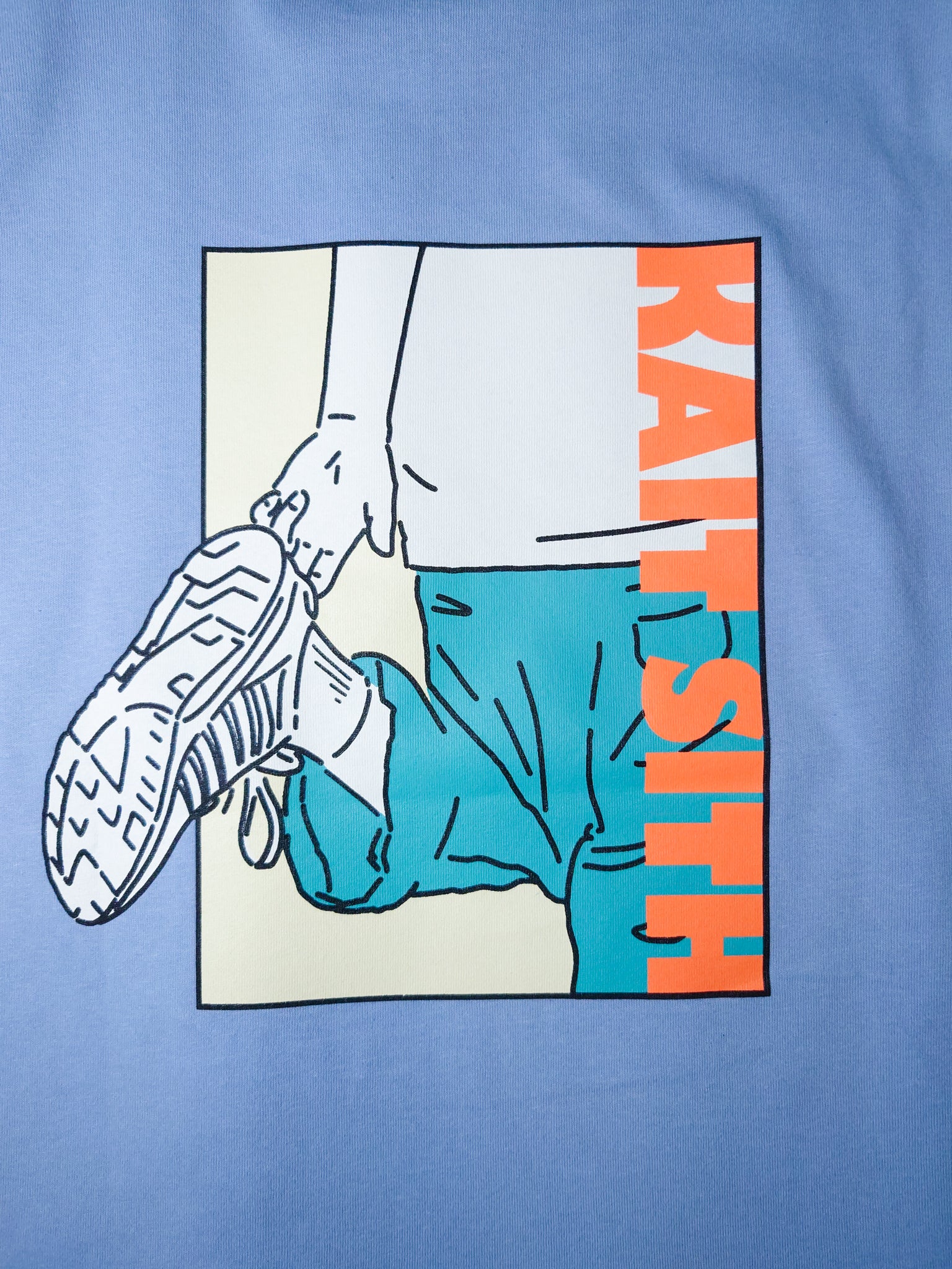 GRAPHIC TEE ACID BLUE