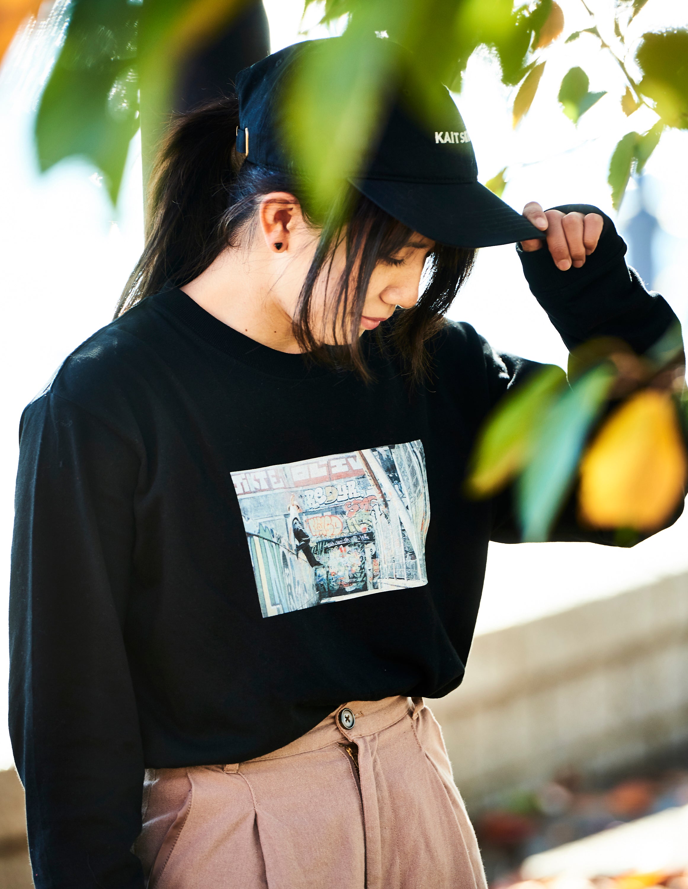 Cotton Long Sleeve - Black