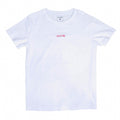 White Embroidery Logo Tee