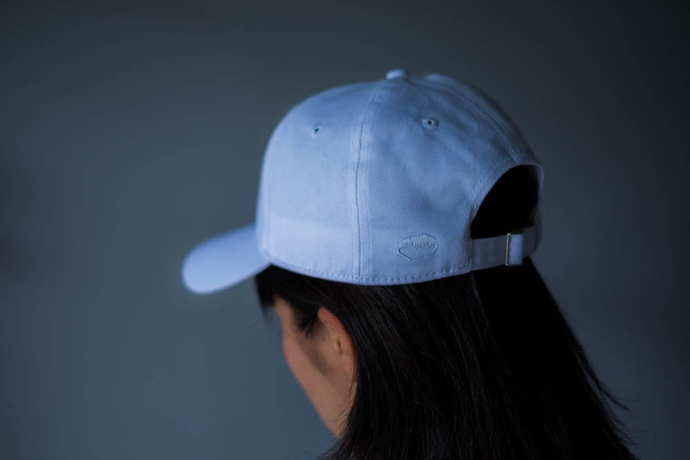 White Strap Back Cap