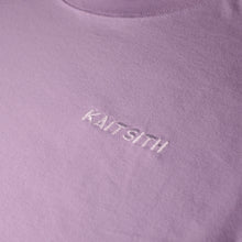 S/S Logo Embroidery T-shirt Purple
