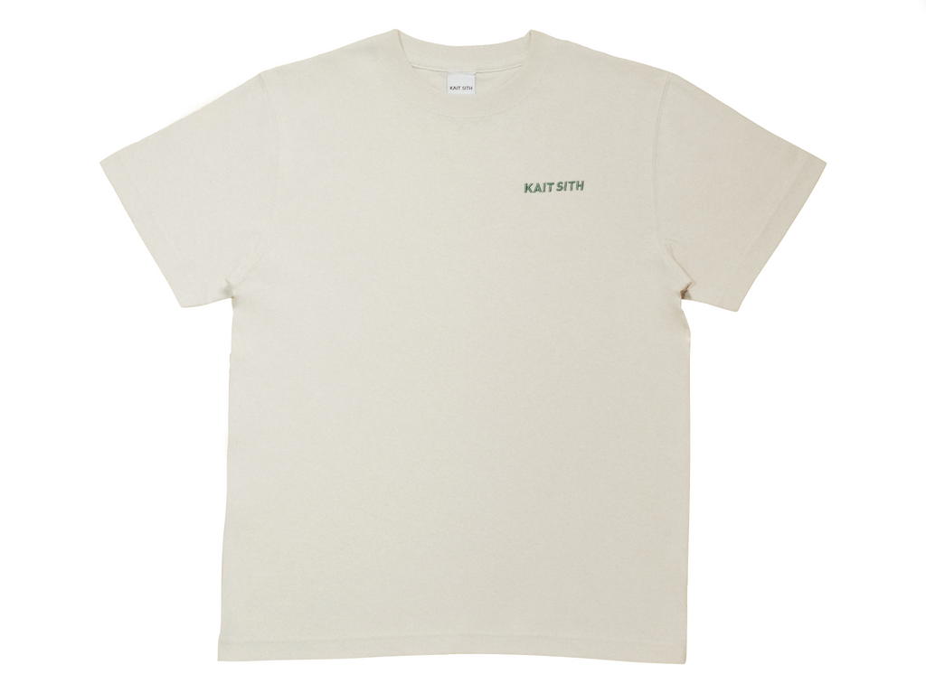 S/S Logo Embroidery T-shirt Sand