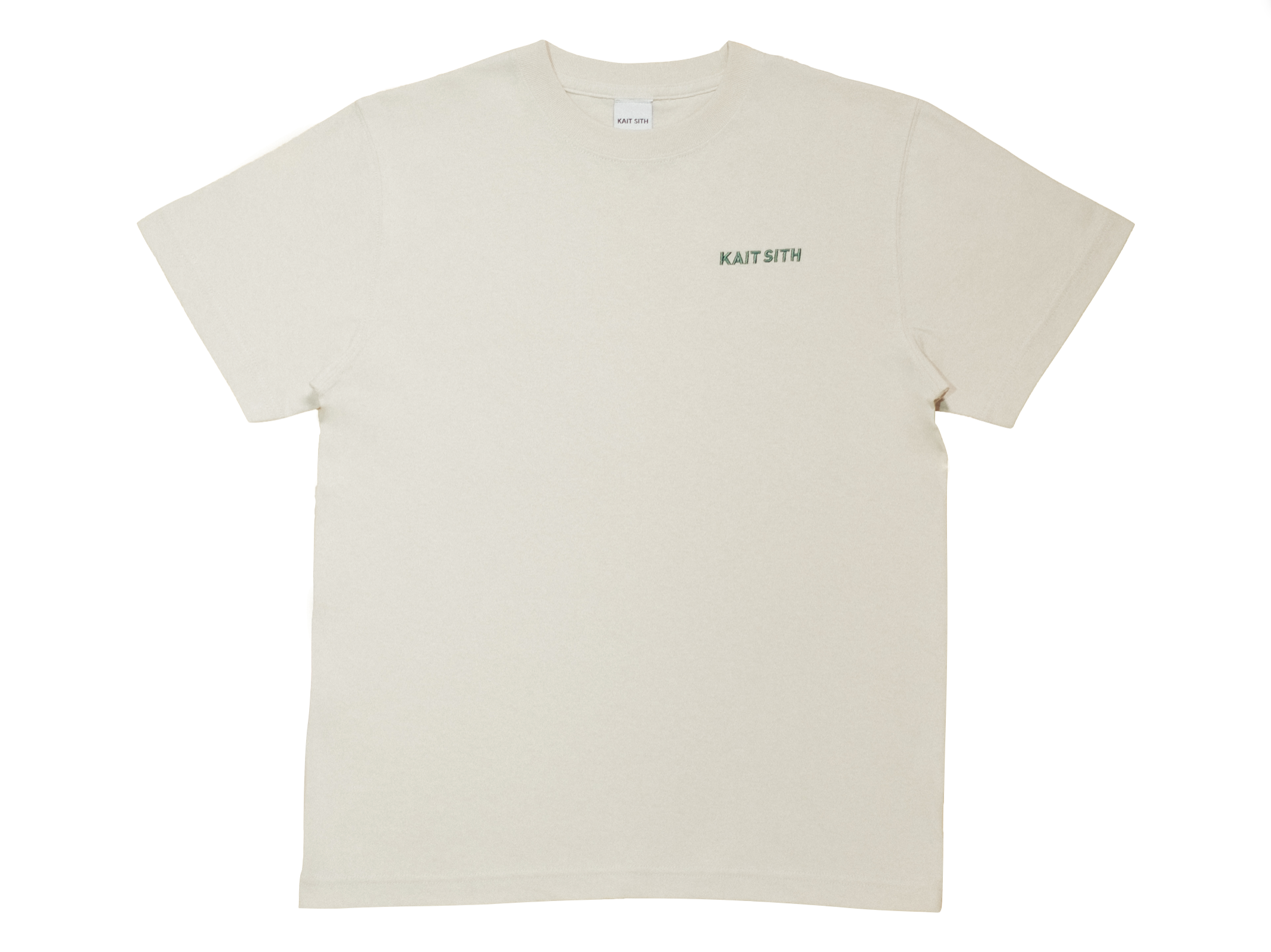 S/S Logo Embroidery T-shirt Sand