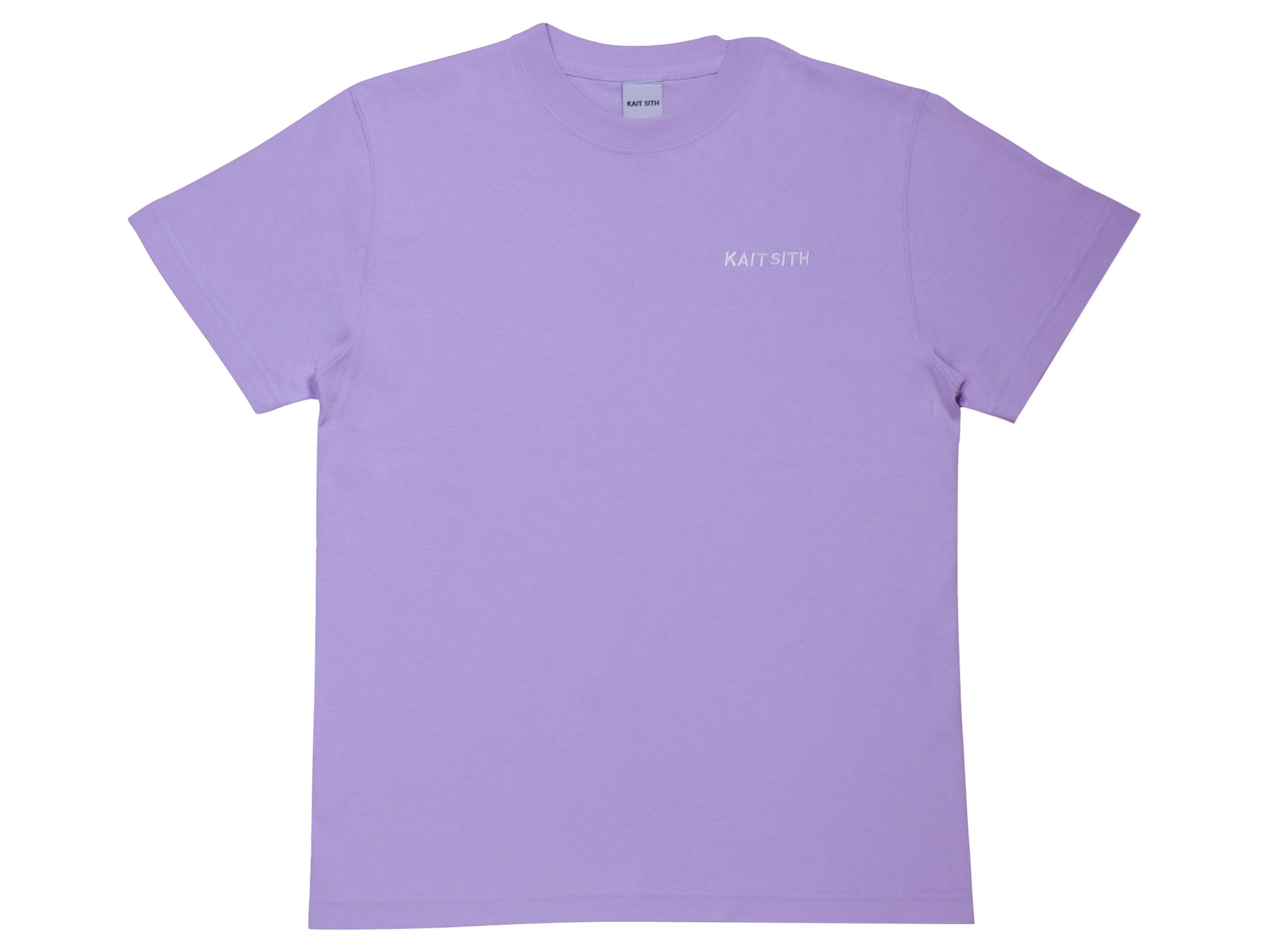 S/S Logo Embroidery T-shirt Purple – KAIT SITH オフィシャル 