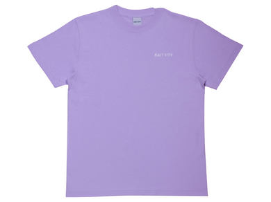 S/S Logo Embroidery T-shirt Purple