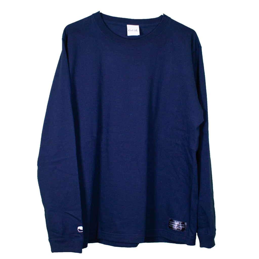 Cotton Long Sleeve T-Shirt Navy