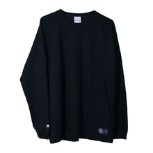 Cotton Long Sleeve T-Shirt Black
