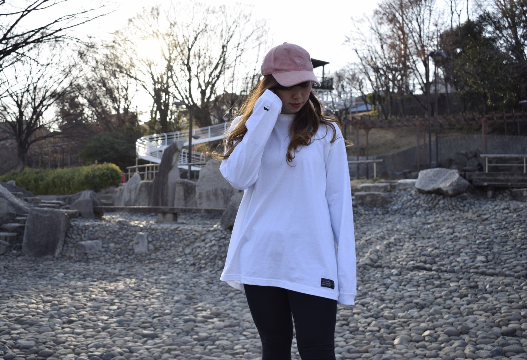 Cotton Long Sleeve T-Shirt White