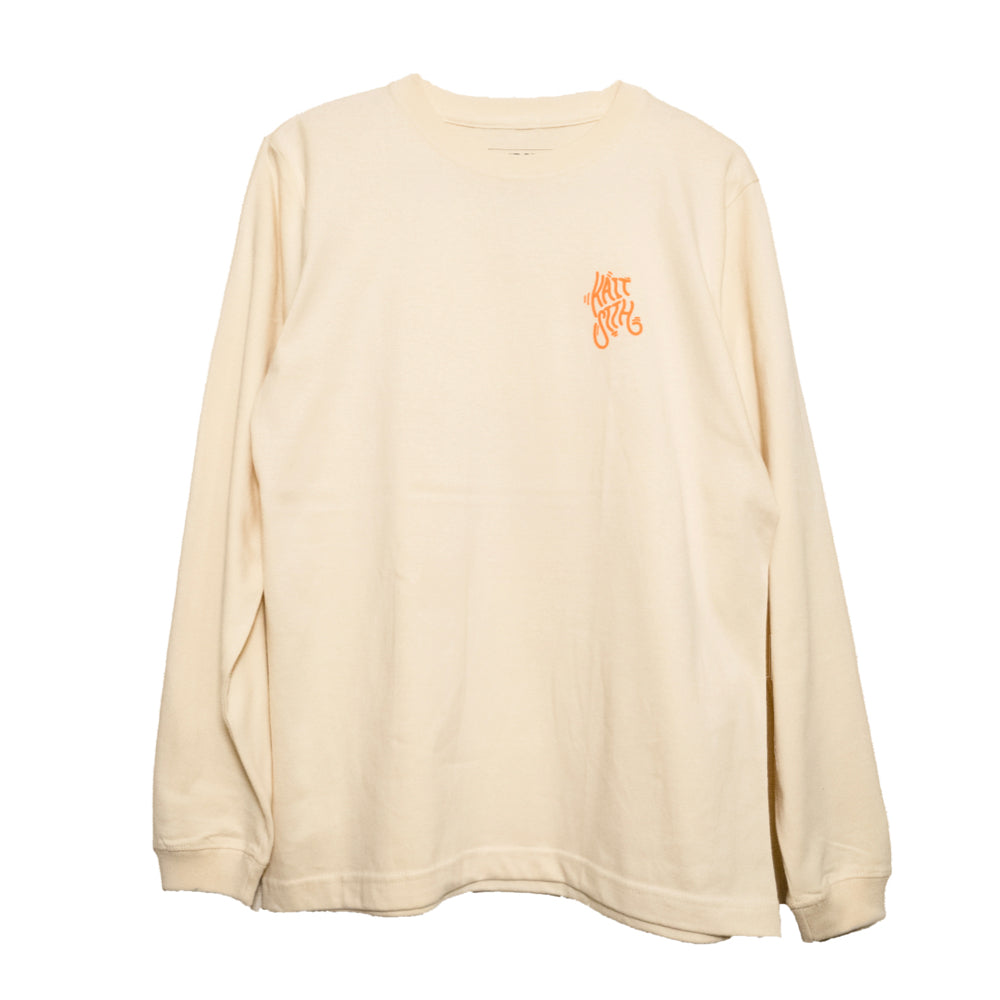GRAPHIC LONG TEE VINTAGE NATURAL