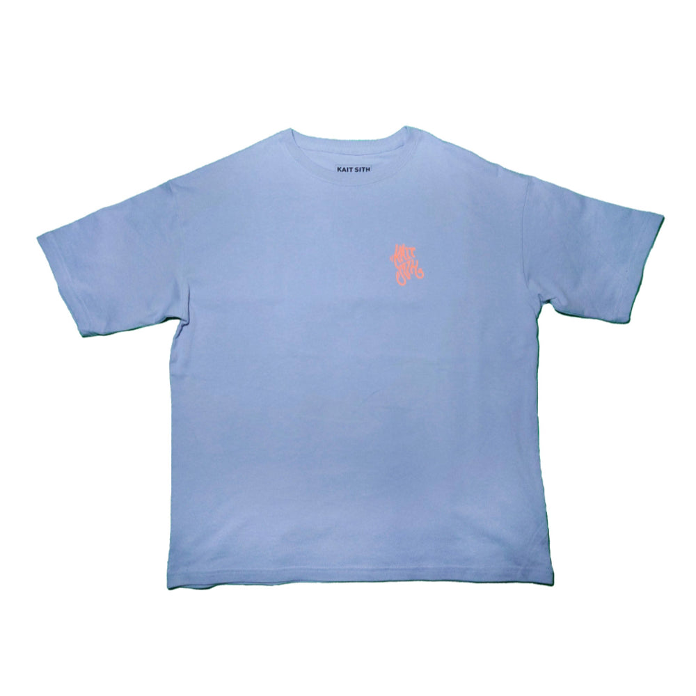 GRAPHIC TEE ACID BLUE