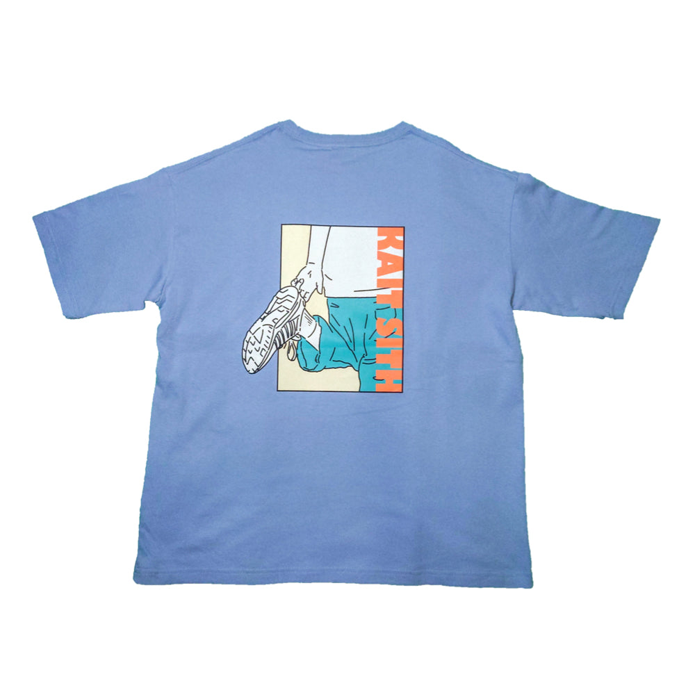 GRAPHIC TEE ACID BLUE