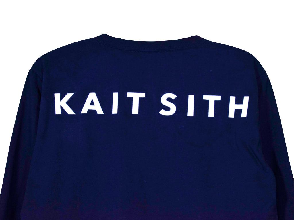 Cotton Long Sleeve T-Shirt Navy