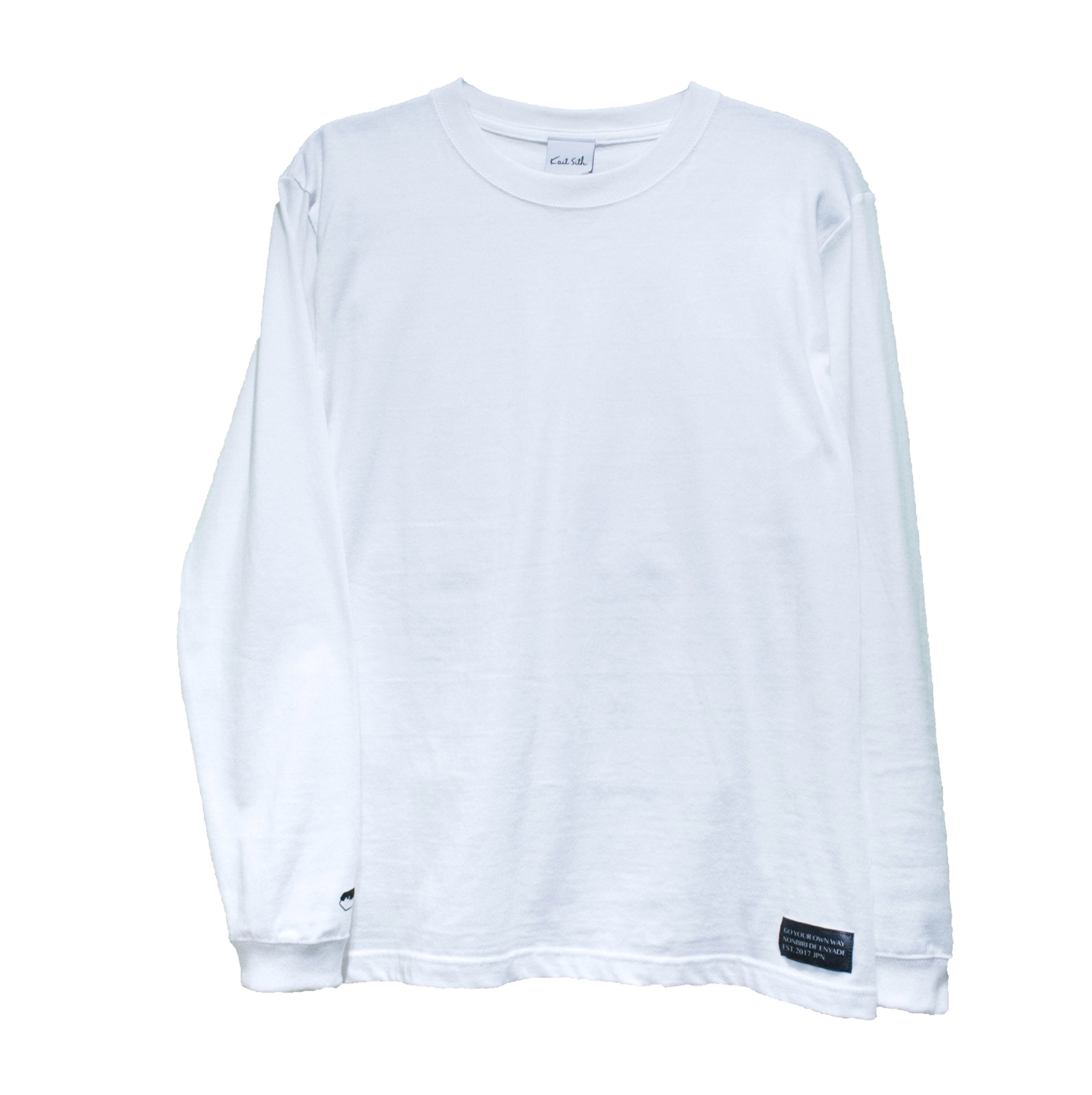 Cotton Long Sleeve T-Shirt White – KAIT SITH オフィシャル